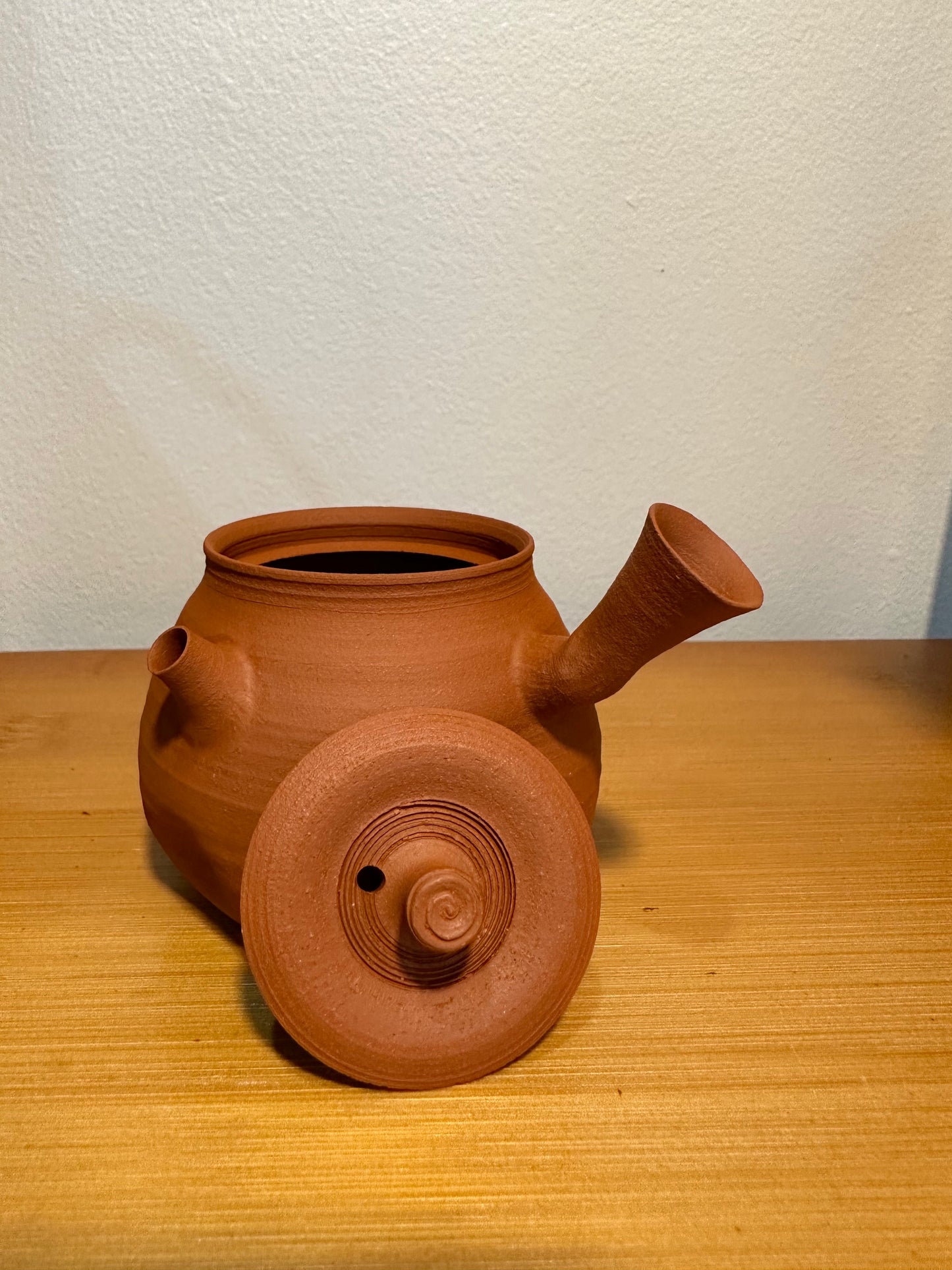 纯手工潮州手拉茶壶 钟玉鹏作品 Pure handmade Teochew teapot