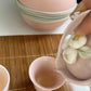 粉红雕花茶具 Pink Tea Set