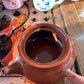 潮州手拉朱泥壶 章永城作品 Chaozhou hand-made red clay tea pot, 120ml 茶壶