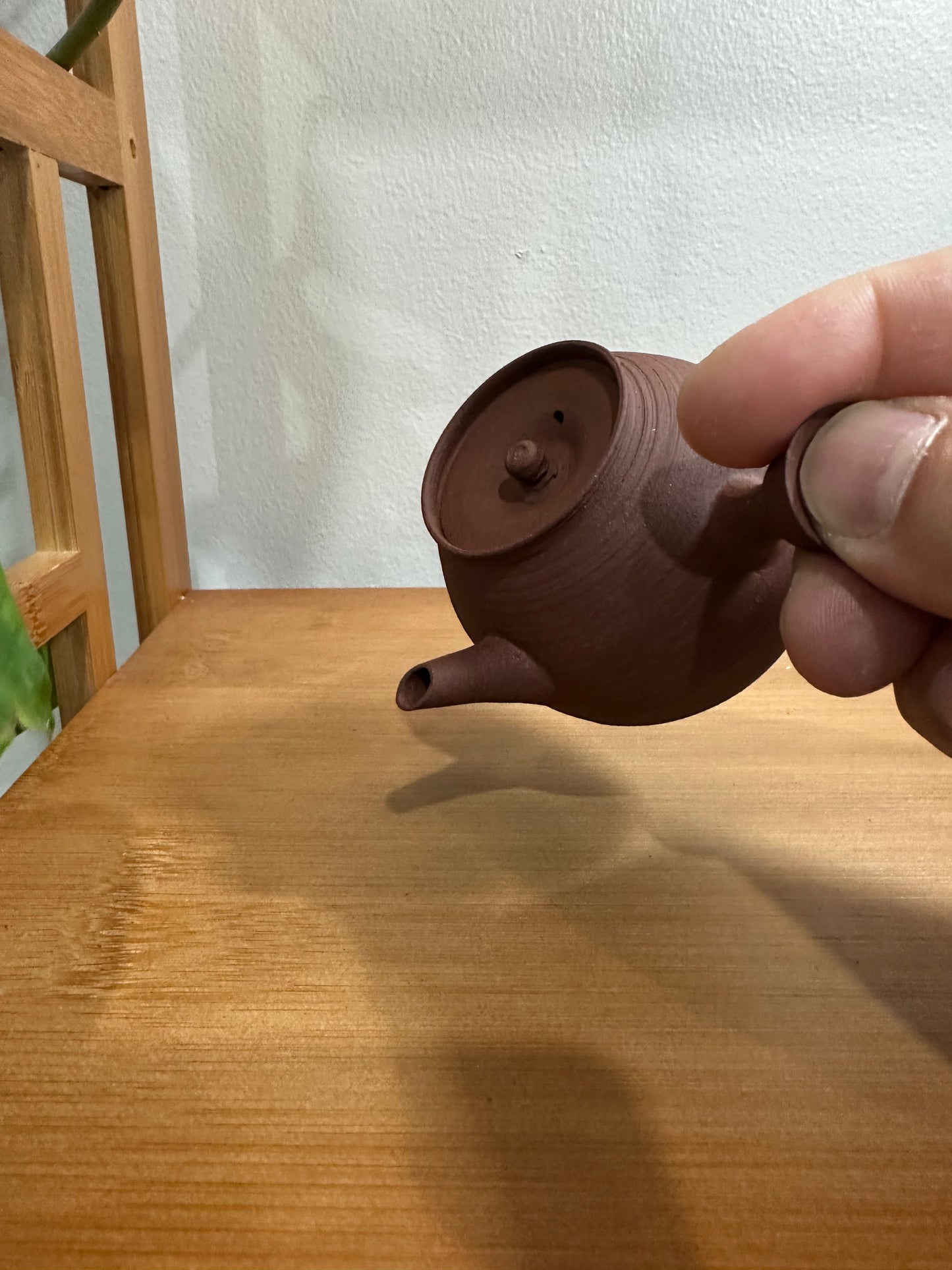 纯手工潮州手拉侧把壶 钟玉鹏作品 Pure handmade Chaozhou side handle teapot 茶壶