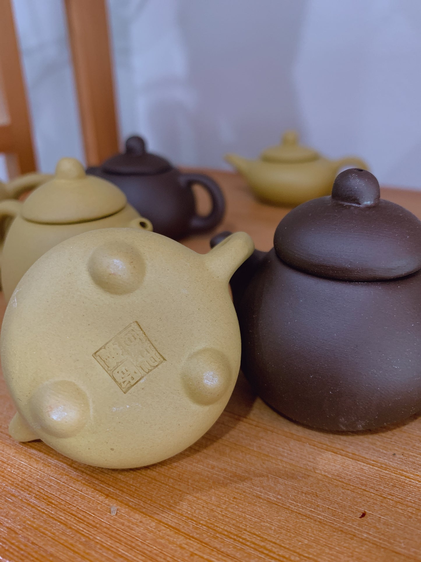 纯手工【紫砂小茶壶】 HANDMADE【TINY PURPLE SAND TEAPOT】(other)